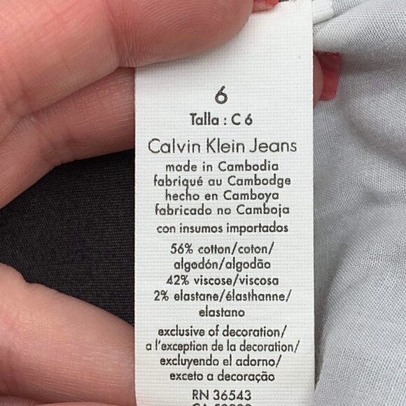 Calvin Klein Jeans Gray Skinny Jeans - Picture 5 of 6